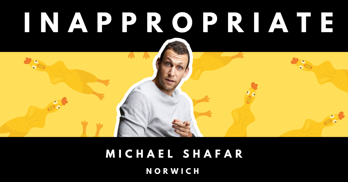 Michael Shafar Norwich tickets at The Lanes Comedy Club on Sun, 6 Dec 2026