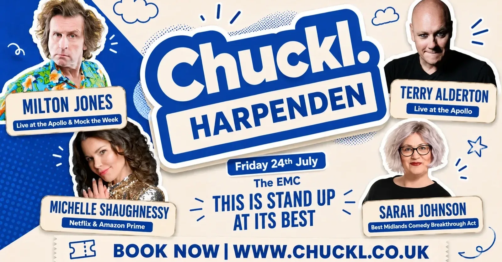 Chuckl. Harpenden with Milton Jones & Special Guests