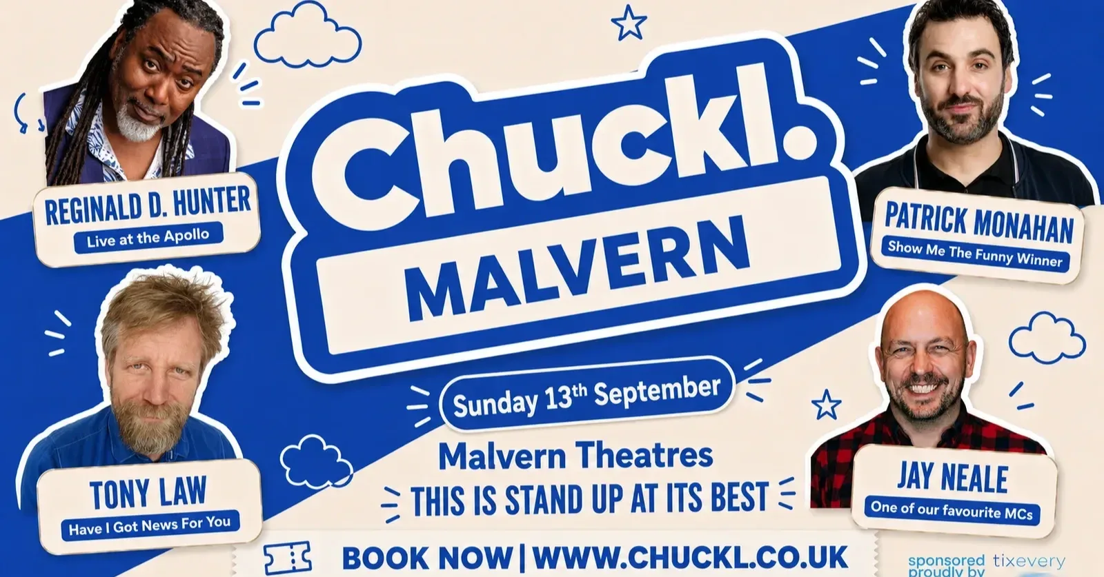 Chuckl. Malvern with Reginald D. Hunter & Special Guests