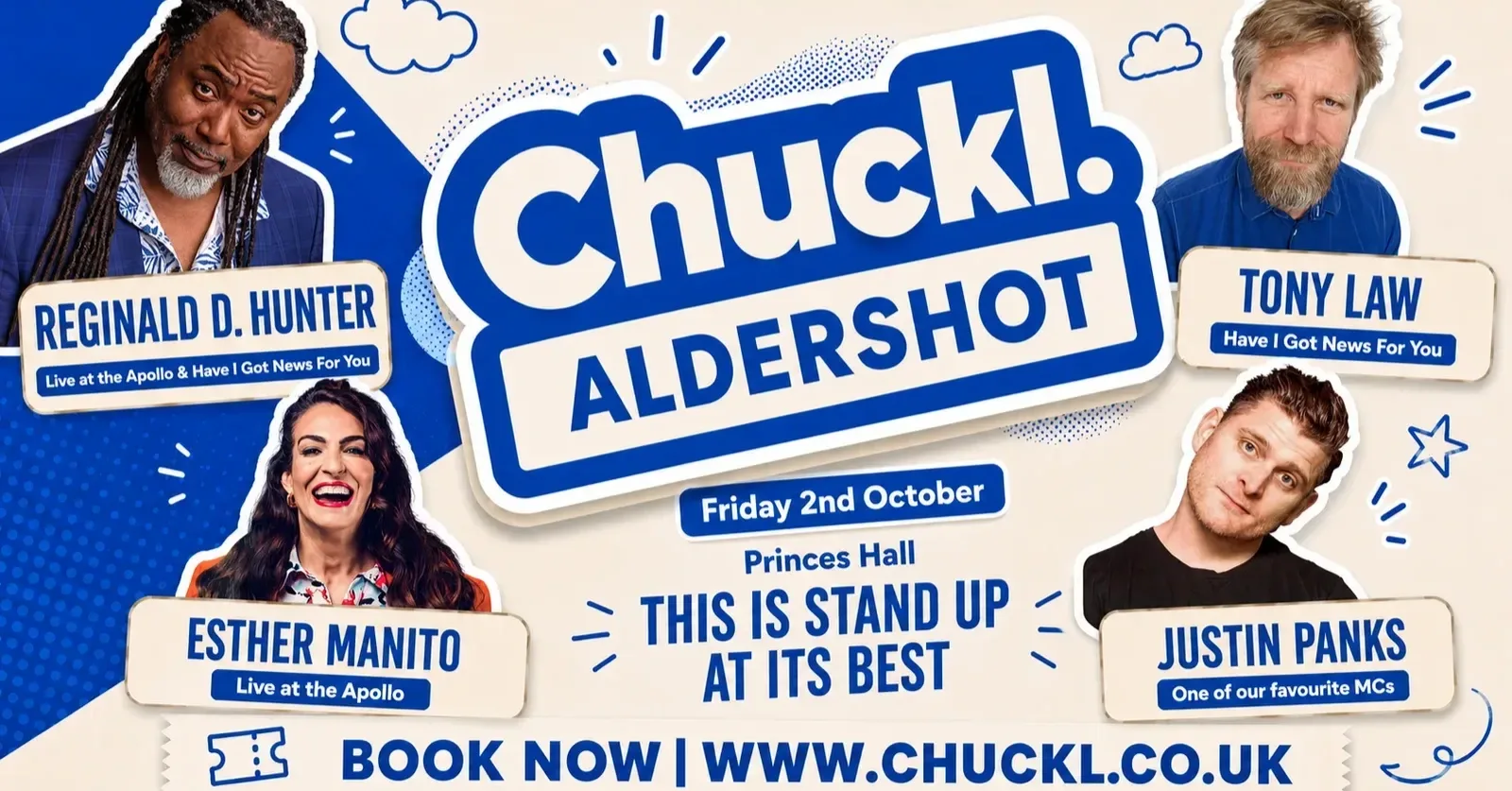 Chuckl. Aldershot with Reginald D. Hunter & Special Guests