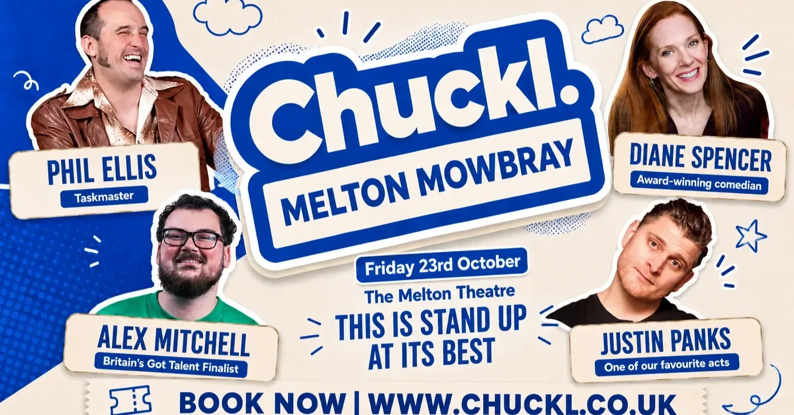 Chuckl. Melton Mowbray with Phil Ellis & Special Guests