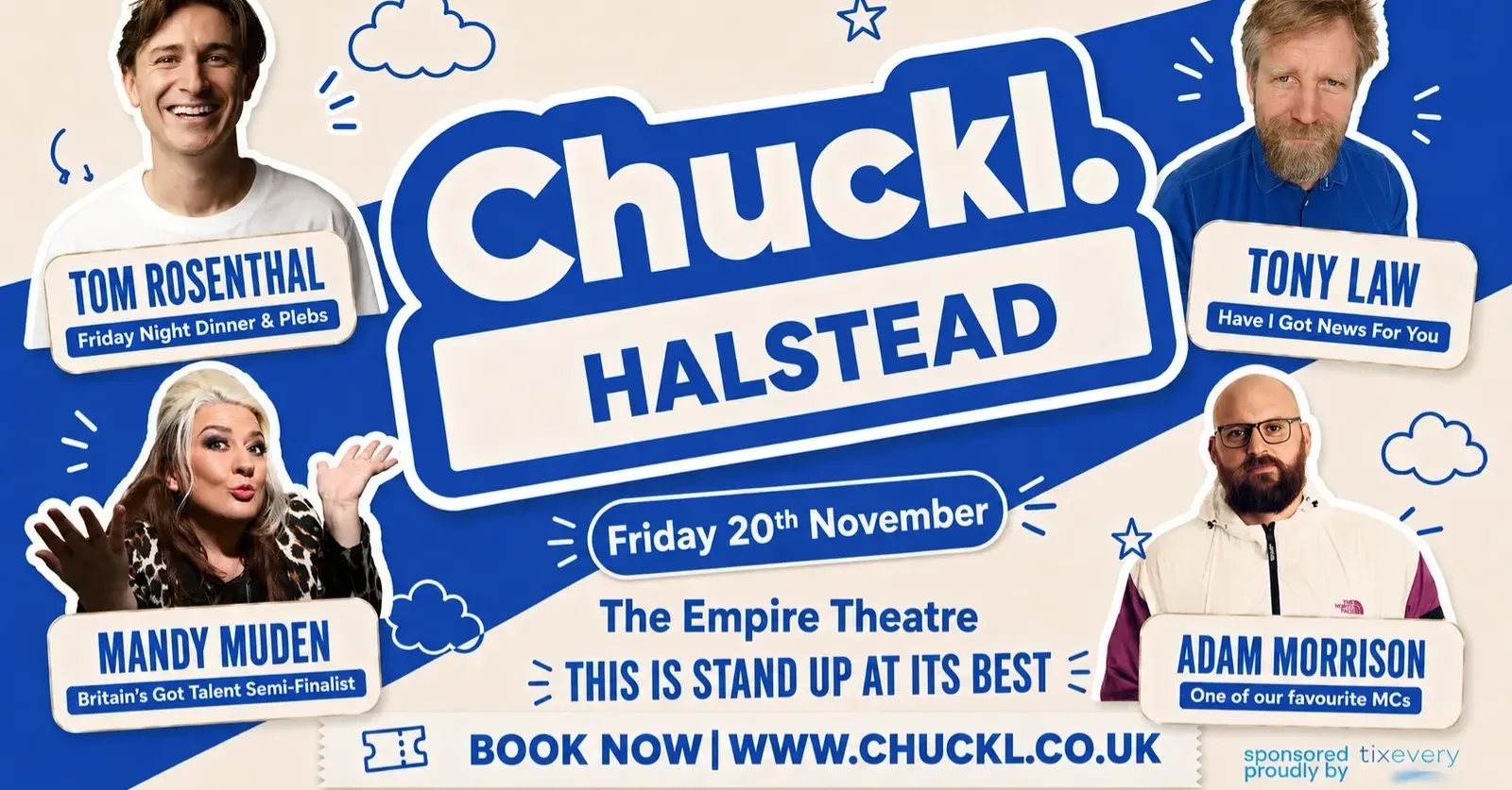 Tom Rosenthal Halstead tickets at The Empire Theatre on Fri, 20 Nov 2026