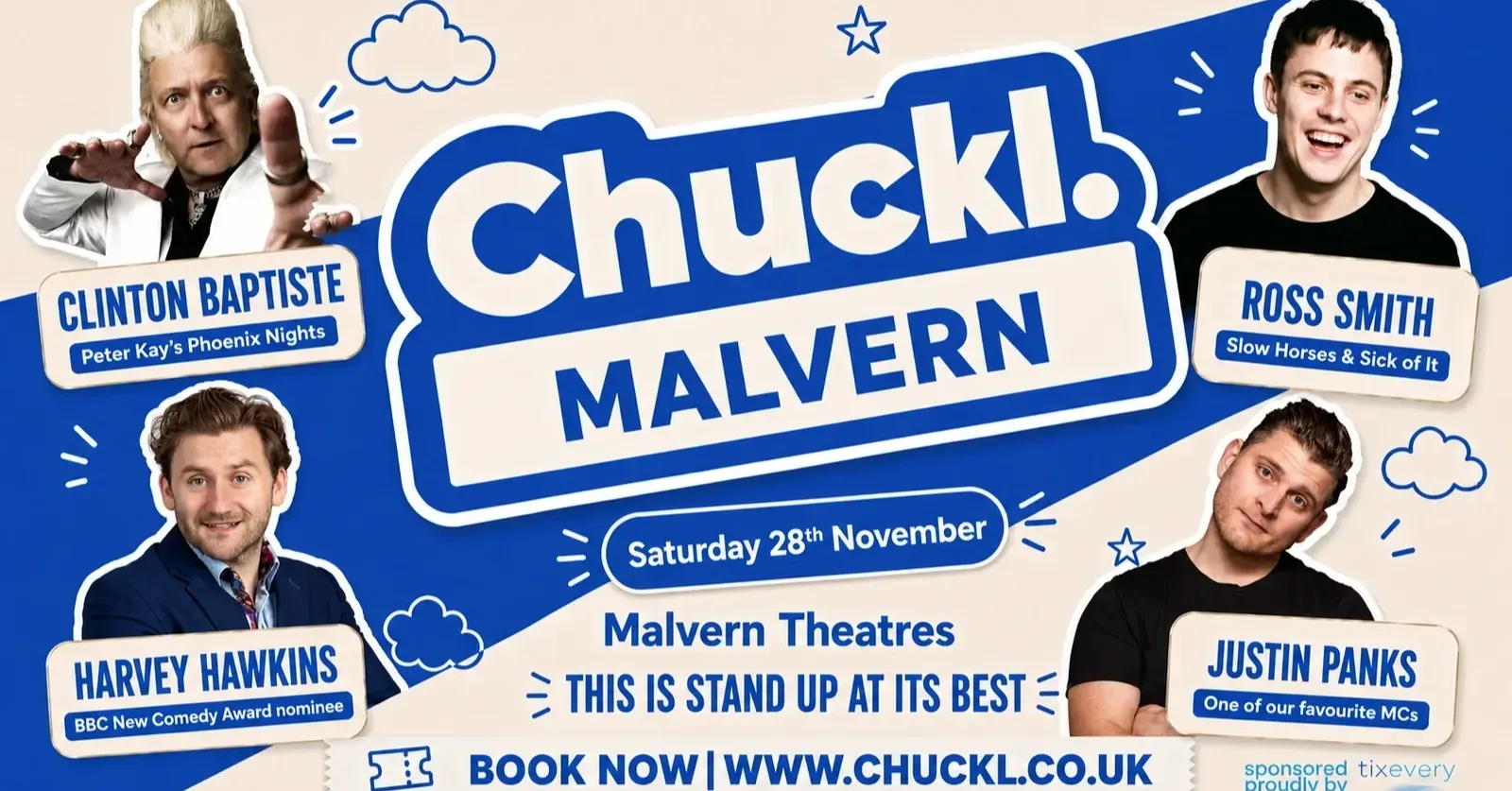 Chuckl. Malvern with Clinton Baptiste & Special Guests