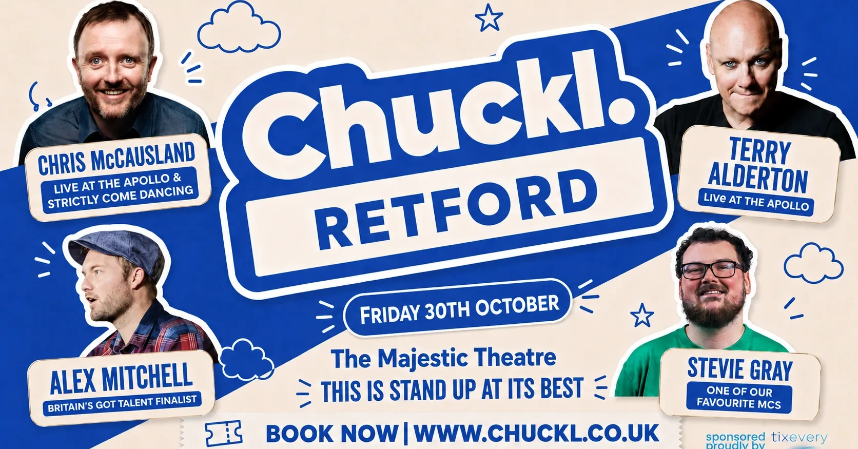 Chuckl. Retford with headliner Chris McCausland & Special Guests